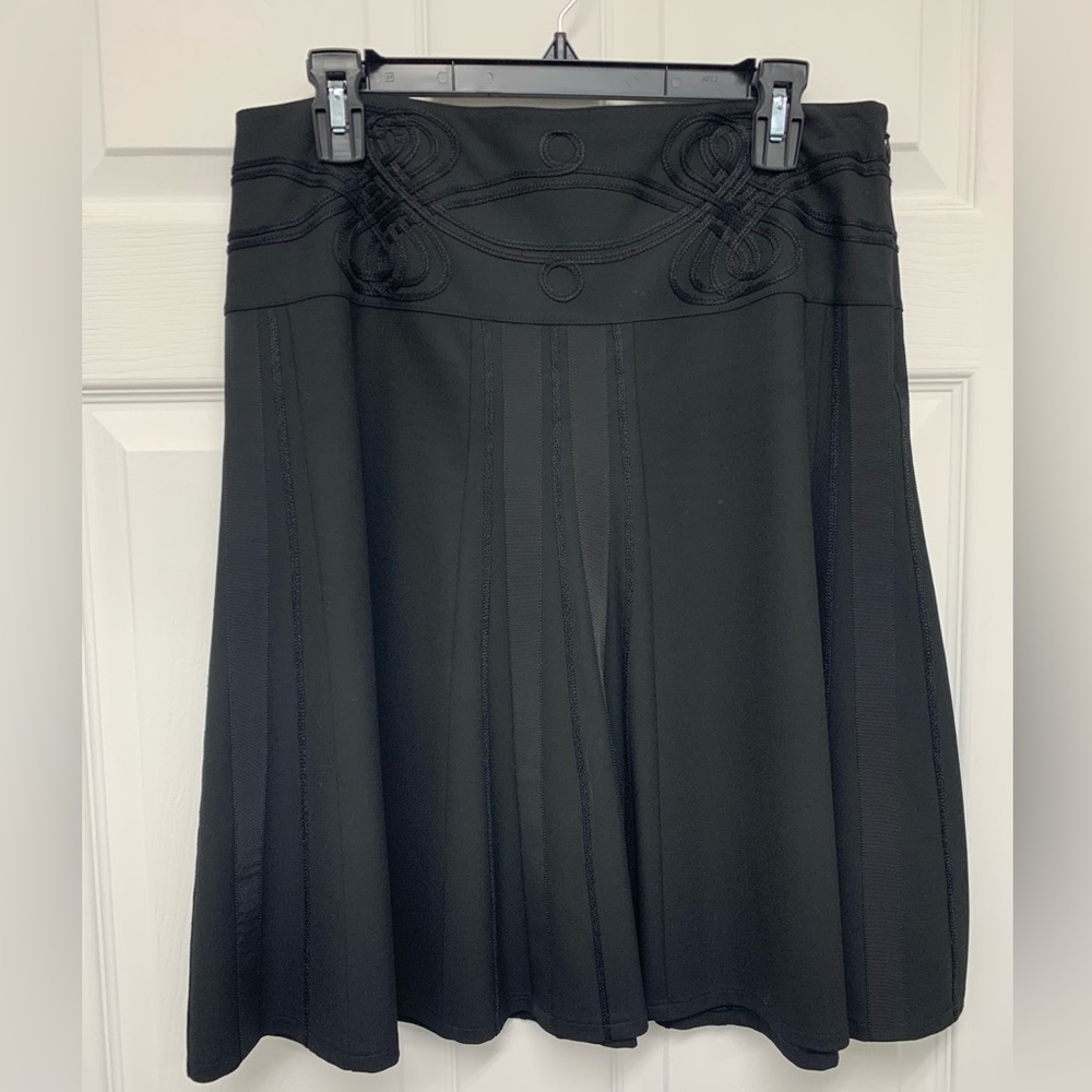 The Limited black paneled skirt sz 10